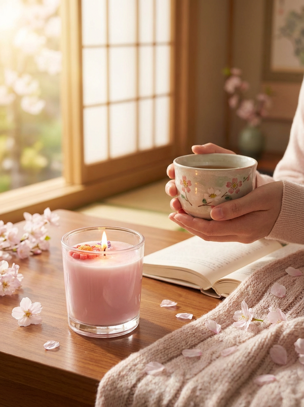 Bougie parfumée Fleur de Sakura